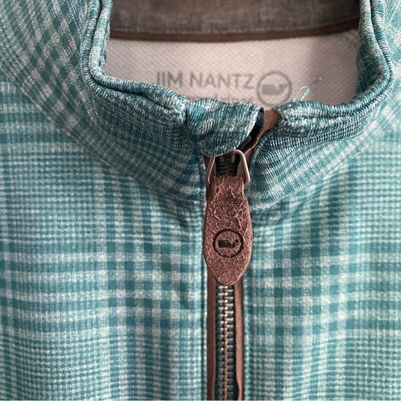 Vineyard Vines X Jim Nantz Plaid Pescadero Half-Zip Performance Pullover - Picture 8 of 15